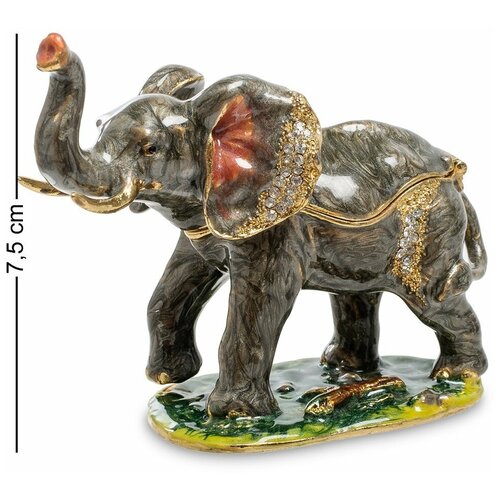 Шкатулка Слоненок на поляне