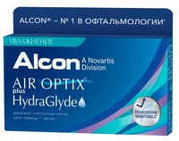 Контактные линзы Air Optix (Alcon) Plus HydraGlyde (3 линзы) R 8,6 D -0,25