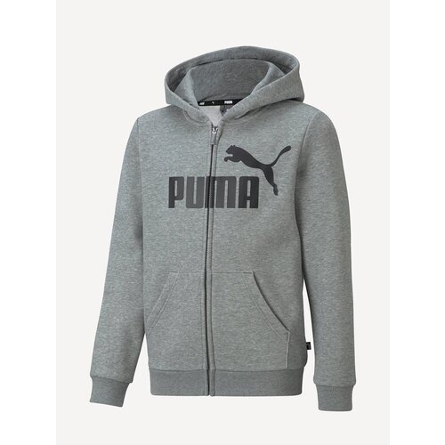 Толстовка спортивная PUMA, размер 116, серый