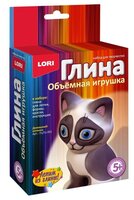 Натуральная глина LORI Объемная игрушка Домашний котенок (Пз/Гл-001)