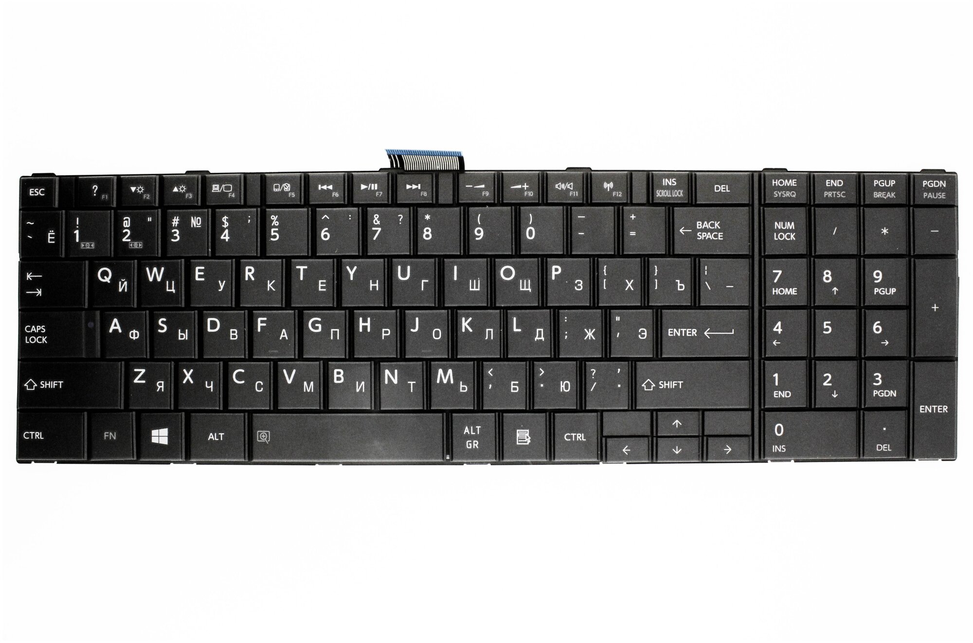 Клавиатура для ноутбука Toshiba C55 C55-A p/n: NSK-TVPSU, 9Z. N7USU. P0R, 0KN0-CK3RU13, NSK-TVPSU 0R