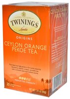 Чай черный Twinings Ceylon orange pekoe в пакетиках, 20 шт.