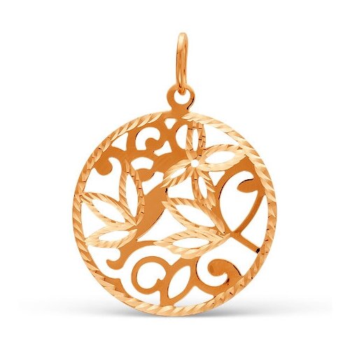 Подвеска Maskom, красное золото, 585 проба