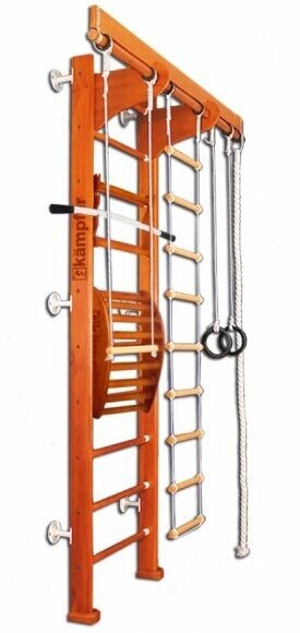 Деревянная шведская стенка Kampfer Wooden ladder Maxi wall 15751 №3 Классический (белый)