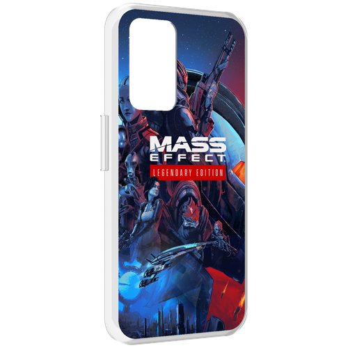 Чехол MyPads Mass Effect Legendary Edition для Realme GT Neo3T задняя-панель-накладка-бампер