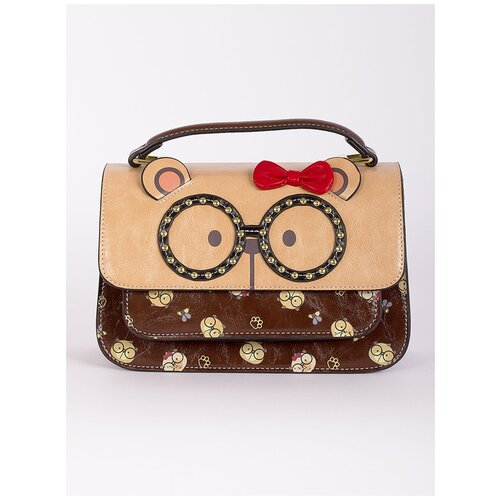 фото Сумка creambear коричневый, размер без размера cream bear