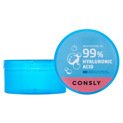 Consly Гель увлажняющий с гиалуроновой кислотой - Hyaluronic acid moisture gel, 300мл увлажняющий гель с гиалуроновой кислотой tenzero moisture hyaluronic acid soothing gel 300мл