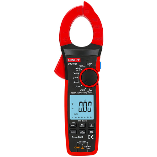 Токоизмерительные клещи UNI-T UT207B uni t ut206b ut207b ut208b 1000a true rms digital clamp meter intelligent electrician digital display universal meter