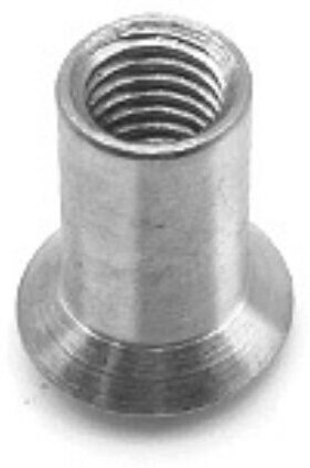 Гайка закрытая с прямым шлицем М4, АРТ 9061, нержавеющая сталь А2 (AISI 304), 2 шт - фотография № 5