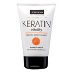 LORVENN Keratin Vitality Repair & Energy Masque Восстанавливающая маска с кератином для поврежденных и окрашенных волос - изображение
