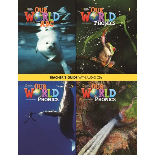 Our World 2 edition Phonics Teacher's Guide + CDs Level 1-3