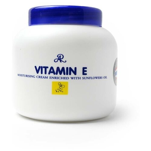 Aron Тайский увлажняющий питательный крем для рук и тела с Витамином Е AR Vitamin E, 200 мл./Тайланд