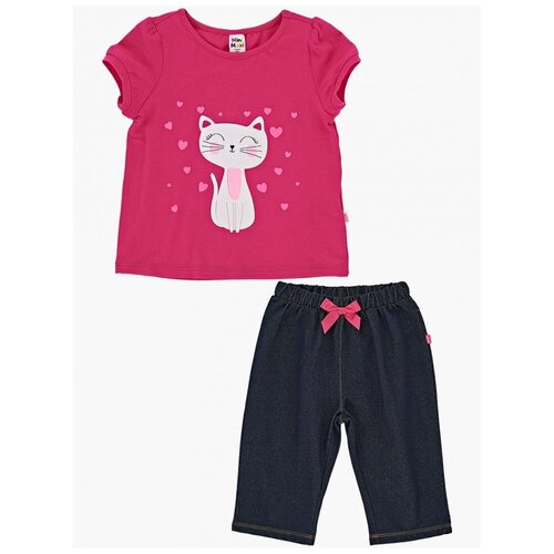 Комплект одежды для девочек Mini Maxi, модель 3173/0765, цвет розовый, размер 80