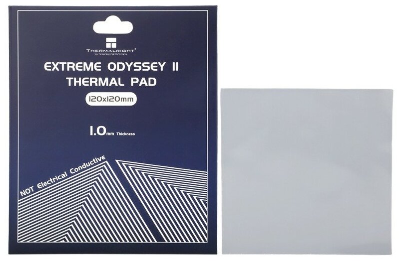 Термопрокладка Thermalright Extreme Odyssey II, размер 120x120 мм, толщина 1.0 мм, 14.8 Вт/(м·K) (ODYSSEY-II-120X120-1.0)