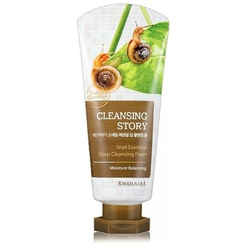 Пенка для умывания с муцином улитки Welcos Snail Cleansing Foam, 120 гр