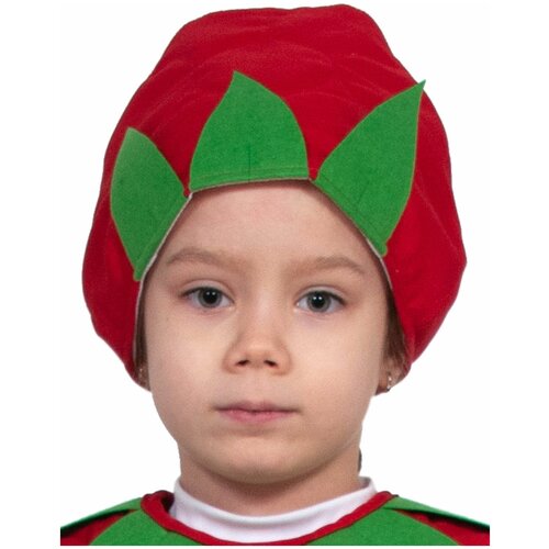 фото Карнавальная маска - шапочка "малина" р. 52-54 карнавалофф