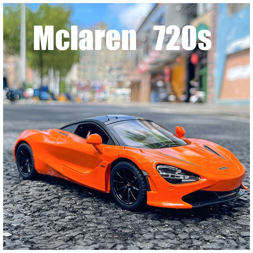 Коллекционная масштабная модель Mercedes McLaren 720S 1:24 (металл, свет, звук)