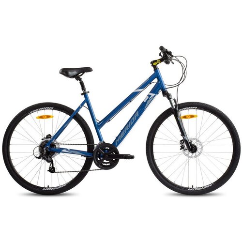 Женский велосипед Merida Crossway 10 Lady год 2022 цвет Синий-Белый ростовка 21 3950000₽