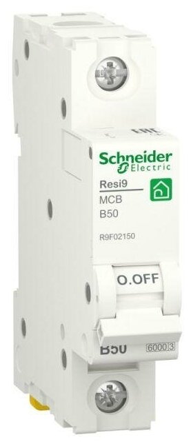 R9F02150 Автоматический выключатель Schneider Electric Resi9 50А 1п 6кА B