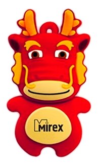 USB Flash накопитель 16Gb Mirex Dragon Red