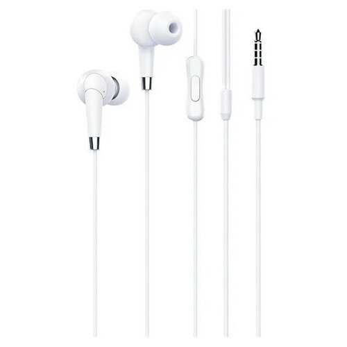 HOCO M58 Наушники микрофон Кнопка ответа 12м 35 mm jack White 80100₽
