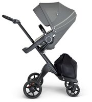 Прогулочная коляска Stokke Xplory V6 brushed grey/black/black черный