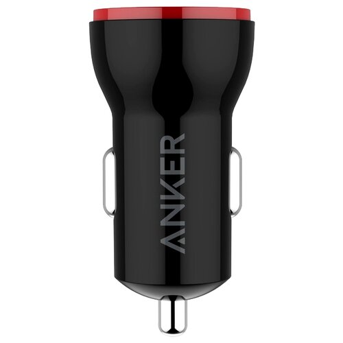 Зарядное устройство автомобильное Anker PowerDrive 2 2xUSB, ток 4.8A, черное (A2310G11)