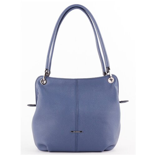 фото Стильная сумка женская на плечо из натуральной кожи fiato с тремя отделами