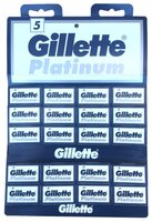 Лезвия для T-образного станка Gillette Platinum 5 шт.