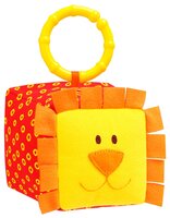 Подвесная игрушка Мякиши Львенок (259) оранжевый/желтый