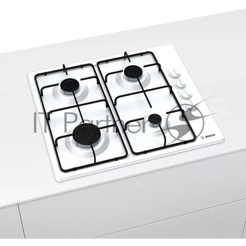 Газовая варочная поверхность Bosch PBP6C2B82O белый 2242000₽