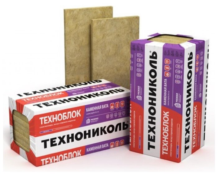 Каменная вата Технониколь Техноблок Стандарт 1200x600х50мм 8 шт — купить по выгодной цене на Яндекс.Маркете