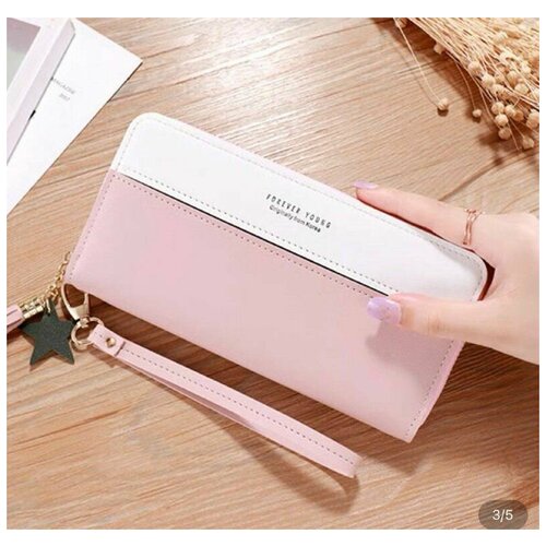 фото Кошелек женский для автодокументов карт телефона монет мелочи стильный натуральная эко кожа/ бумажник для денег, визитница нет бренда