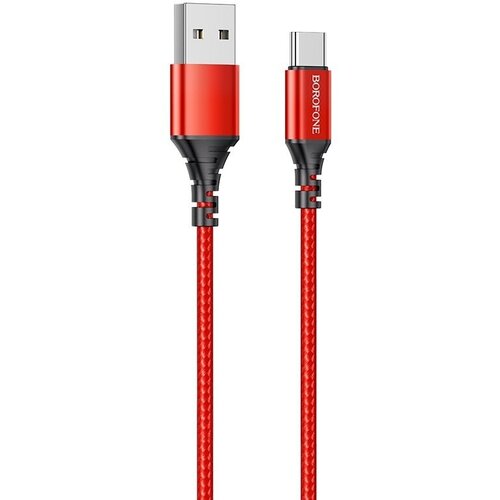 Кабель USB Type-C Borofone BX54 <красный> кабель type c borofone bx54 3a 1m красный