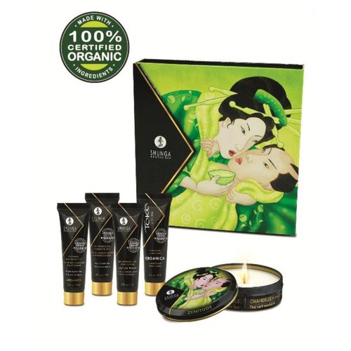 Подарочный набор Geisha's Secret органика Экзотический зеленый чай (5 предметов)