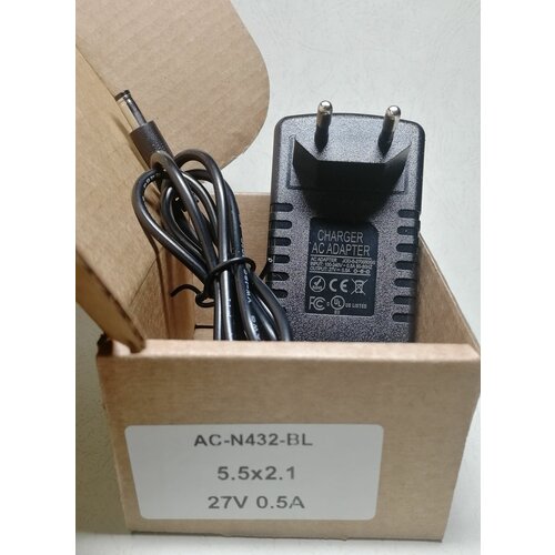 Блок питания для пылесоса Kitfort Bissel Gorenje Hyundai 27v 05-08a DC 55x25mm 950₽