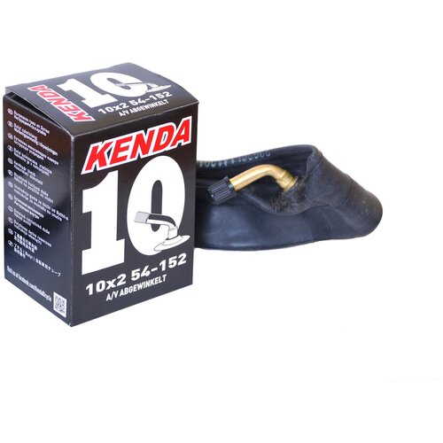 Велокамера Kenda 10x2.0 (54-152) A/V (гнутый ниппель) велокамера kenda 20x1 75 2 125 47 57 406 f v 48mm