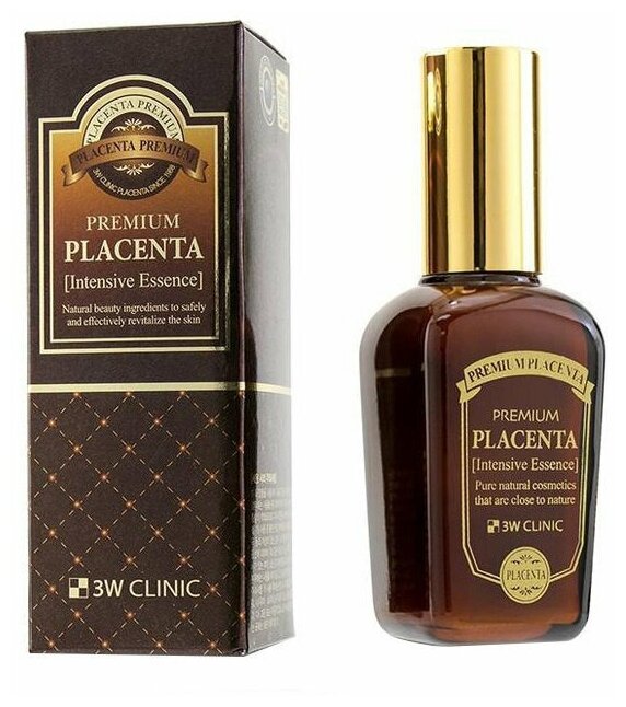 3W CLINIC Эссенция для лица концентрированная с плацентой PLACENTA INTENSIVE ESSENCE