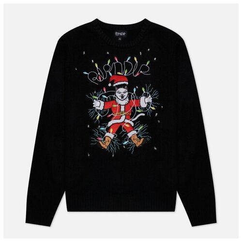 Мужской свитер Ripndip Electrifying Santa Knit чёрный, Размер M