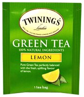 Чай зеленый Twinings Green tea & Lemon в пакетиках, 25 шт.