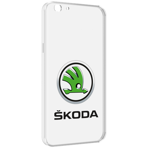 Чехол MyPads skoda-шкода-4 мужской для Oppo A77 / F3 (2017 год) задняя-панель-накладка-бампер