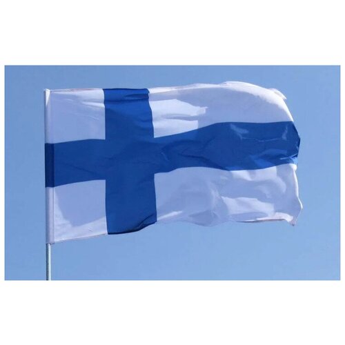 флаг финляндии Флаг Финляндии 70х105 см