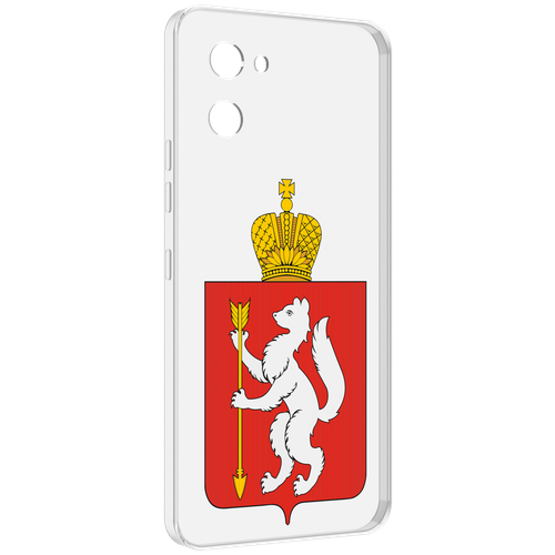 Чехол MyPads герб-свердловская-область-екатеринбург для UMIDIGI G1 задняя-панель-накладка-бампер