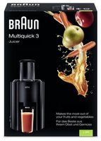 Соковыжималка Braun J300 Multiquick 3 черный