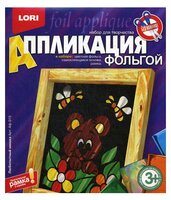 LORI Аппликация из фольги Любопытный мишка (Аф-015)