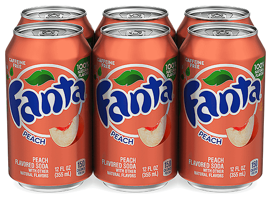 Fanta Peach со вкусом персика 6 шт - фотография № 1