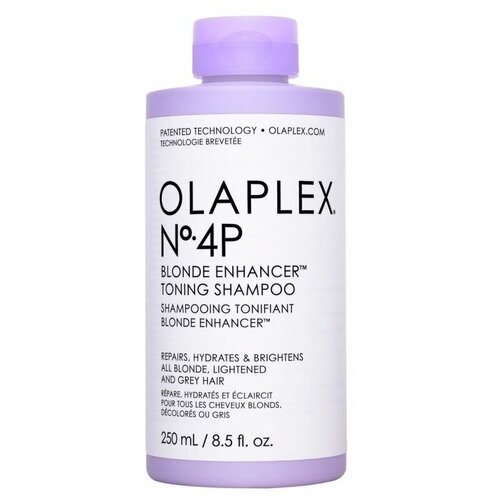 Тонирующий шампунь No.4P Blonde Enhancer 250 мл olaplex no 4p blonde enhancer toning shampoo шампунь 250 ml