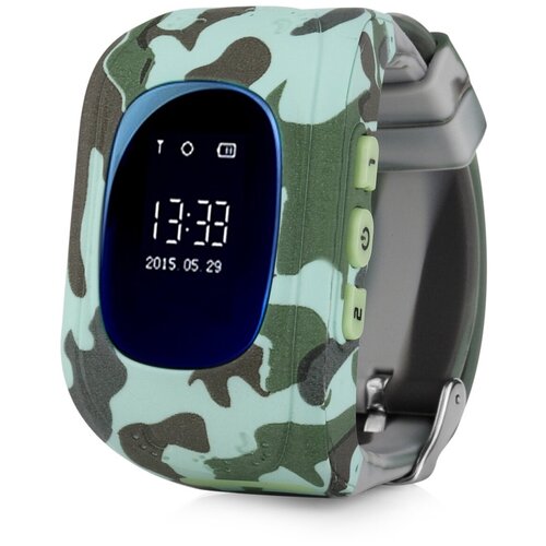Для детей Wonlex Детские умные часы Smart Baby Watch Wonlex Q50 GPS зеленый хаки