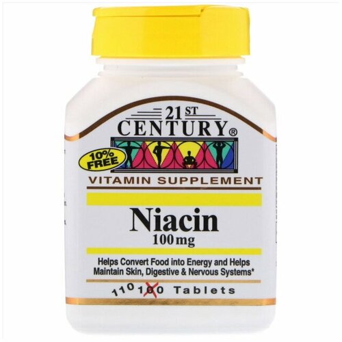 21st Century Health Care Niacin 100 мг 110 табл (21st Century)