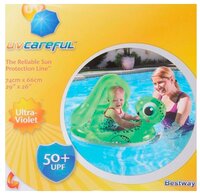 Круг надувной Bestway Floating Turtle Baby Care Seat 34094 BW зеленый / белый